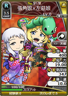 張角娘×左慈娘