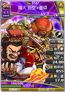 陽人 孫堅×董卓