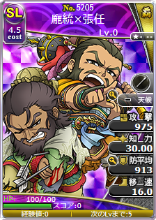 龐統×張任