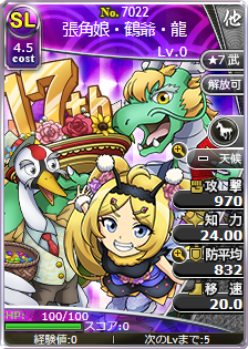 張角娘・鶴爺・龍